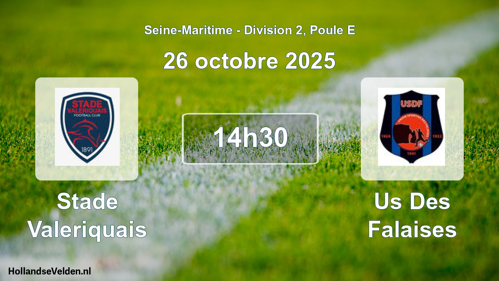Scheduled Match: Stade Valeriquais - Us Des Falaises (26 October 2025)