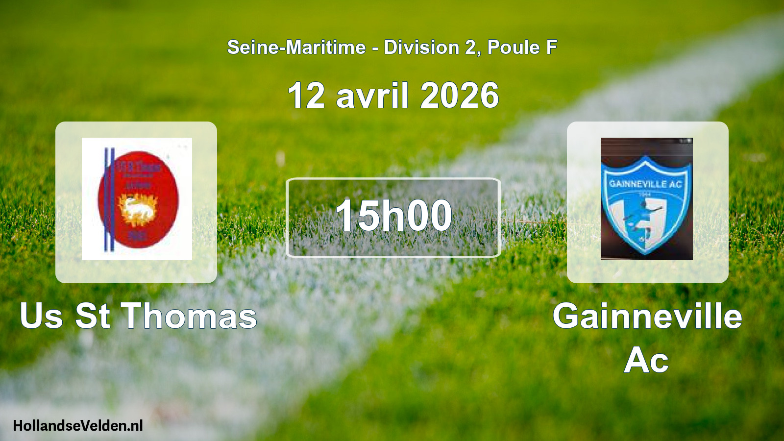 Geplande wedstrijd: Us St Thomas - Gainneville Ac (12 april 2026)