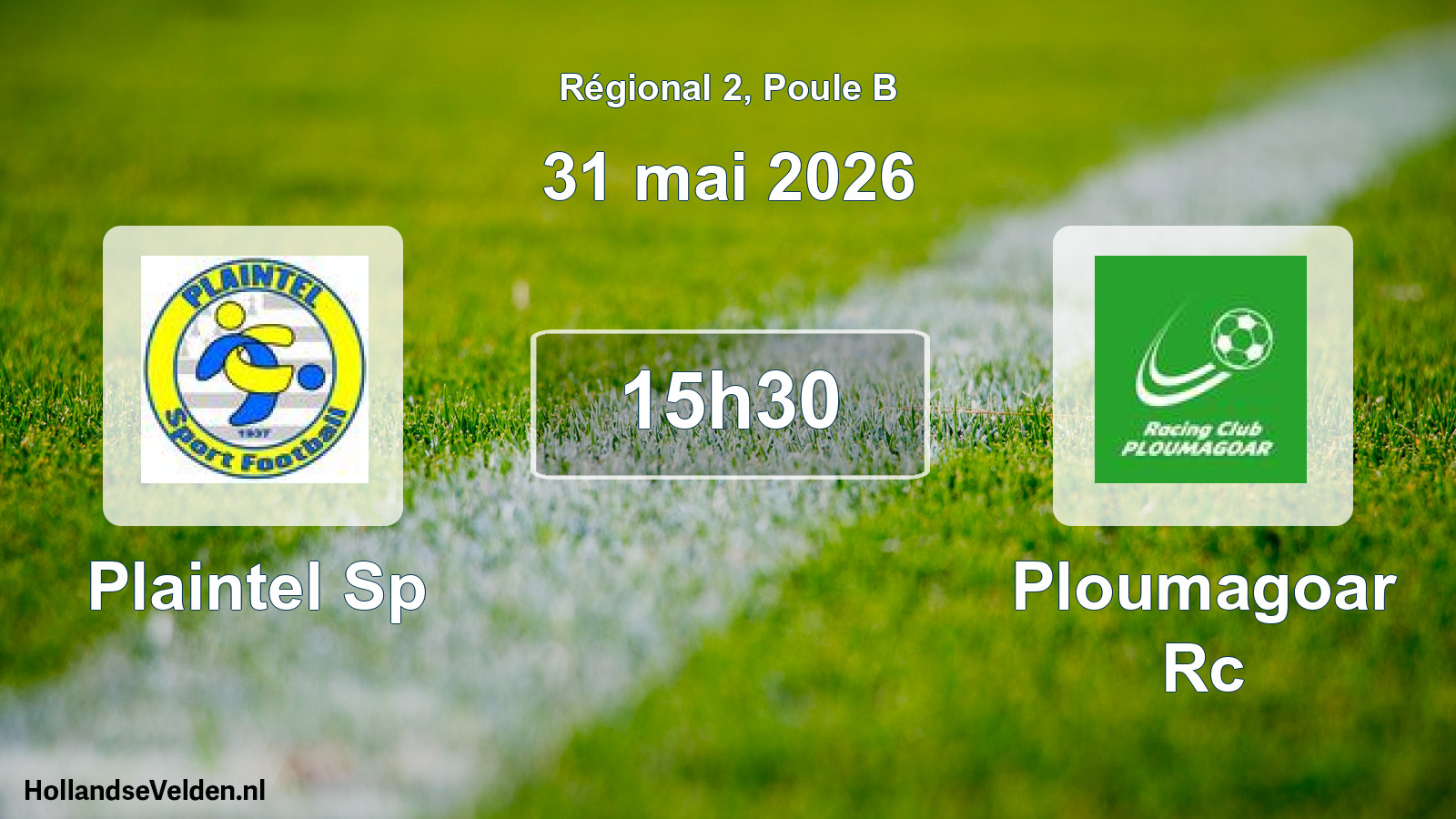 Scheduled Match: Plaintel Sp - Ploumagoar Rc (31 May 2026)