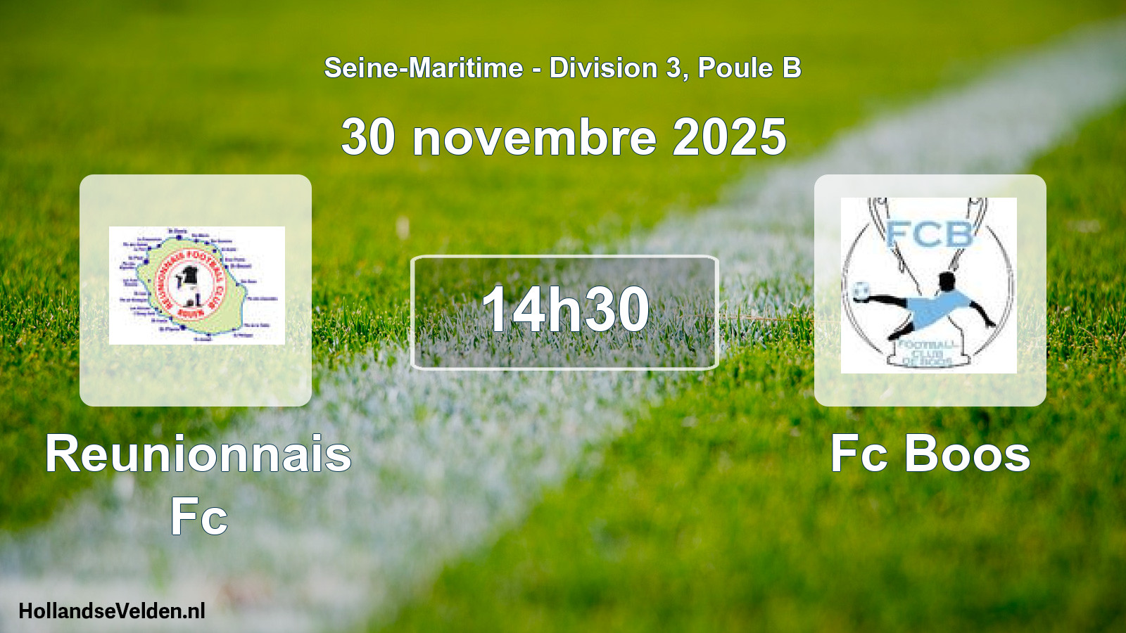 Scheduled Match: Reunionnais Fc - Fc Boos (30 November 2025)