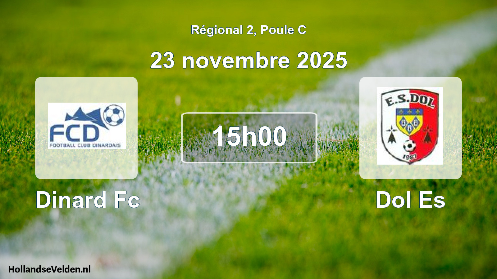 Scheduled Match: Dinard Fc - Dol Es (23 November 2025)