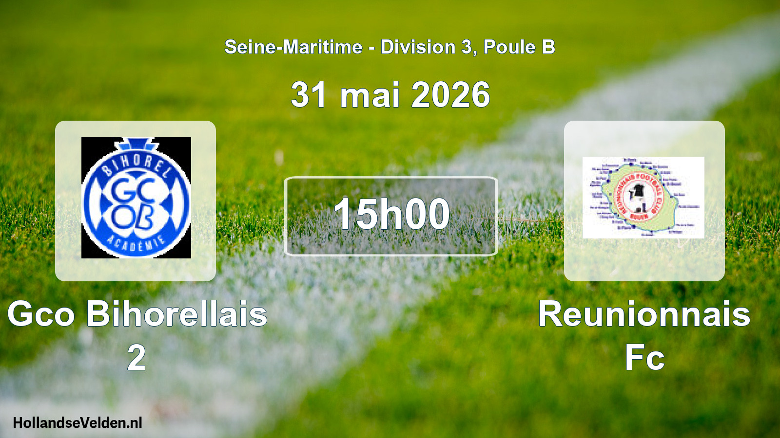Geplande wedstrijd: Gco Bihorellais 2 - Reunionnais Fc (31 mei 2026)