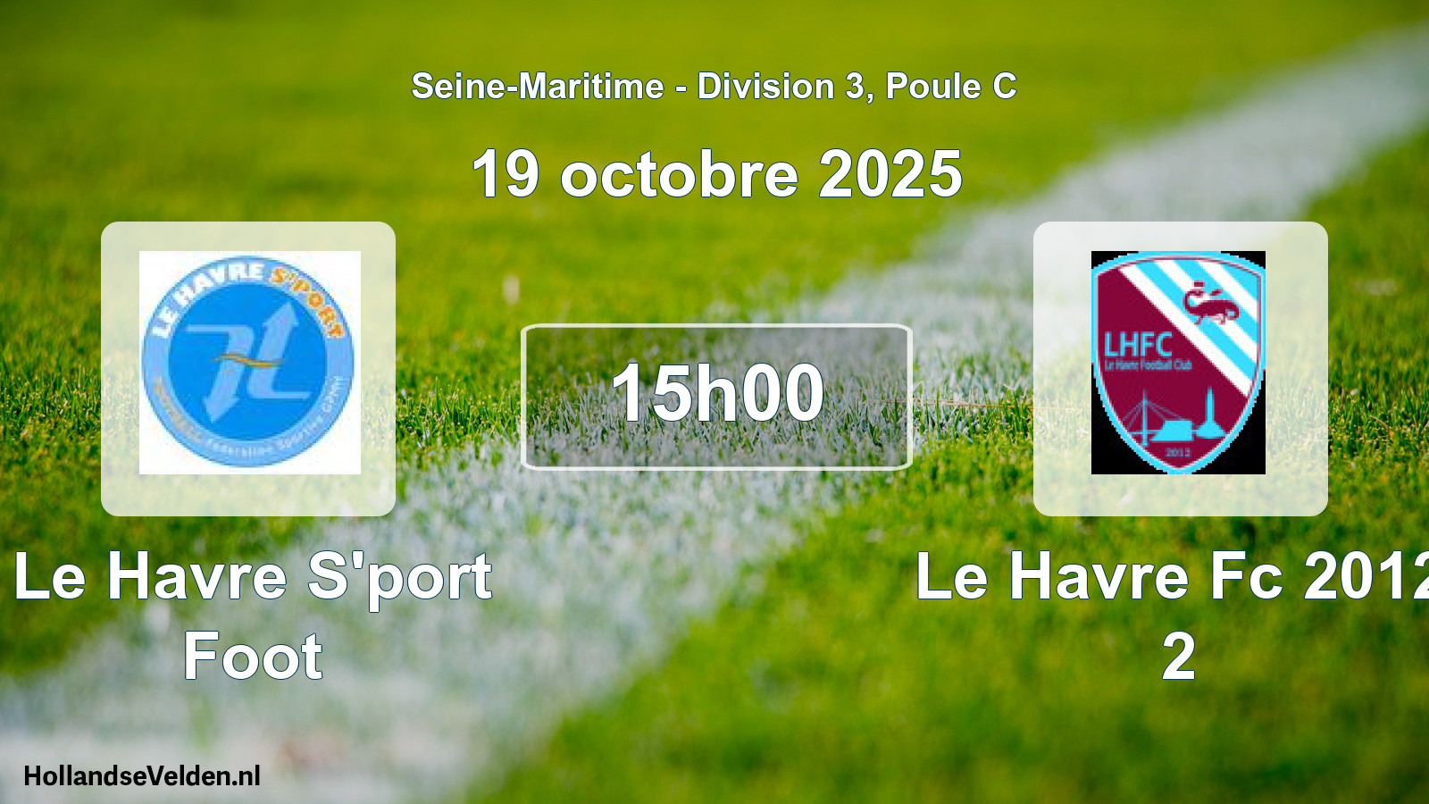 Geplande wedstrijd: Le Havre S'port Foot - Le Havre Fc 2012 2 (19 oktober 2025)