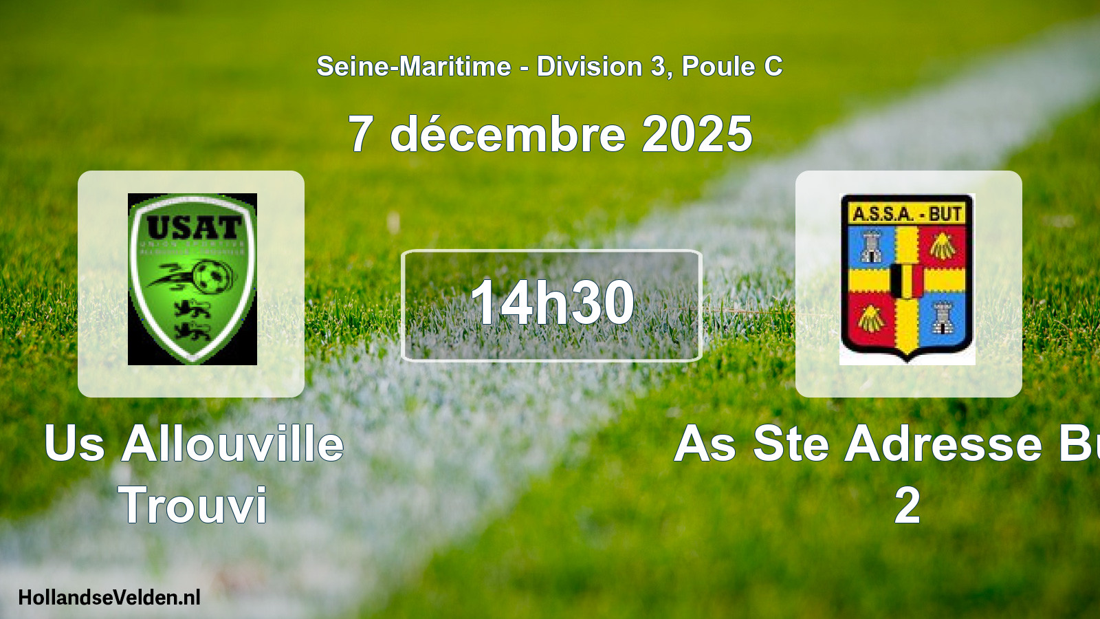 Scheduled Match: Us Allouville Trouvi - As Ste Adresse But 2 (7 December 2025)