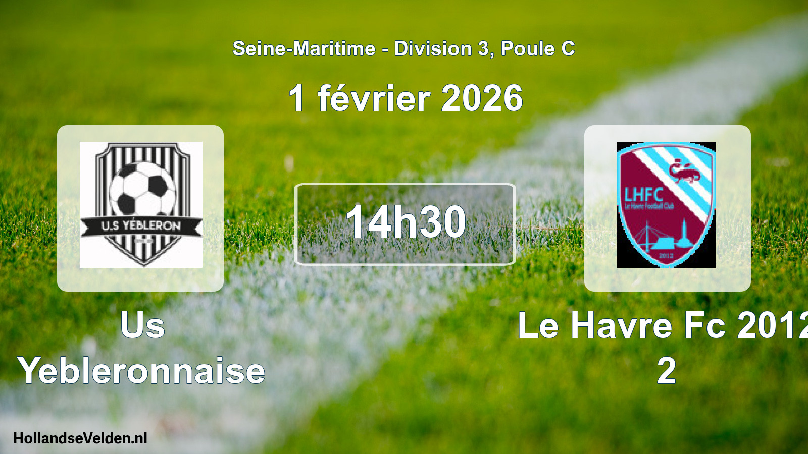 Geplande wedstrijd: Us Yebleronnaise - Le Havre Fc 2012 2 (1 februari 2026)