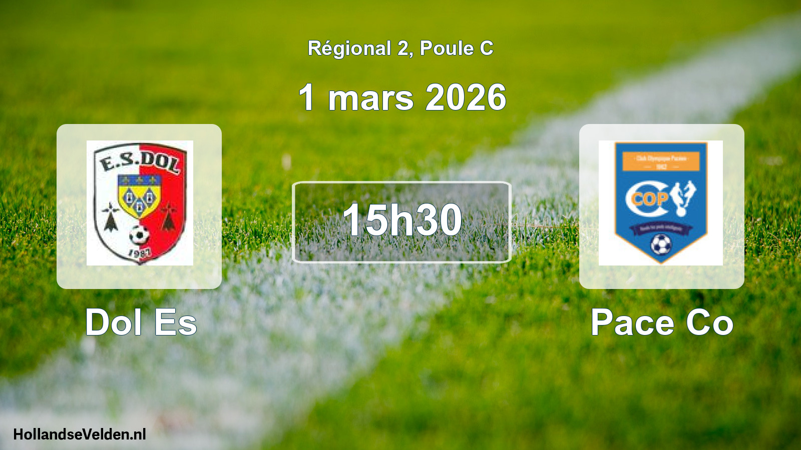 Scheduled Match: Dol Es - Pace Co (1 March 2026)