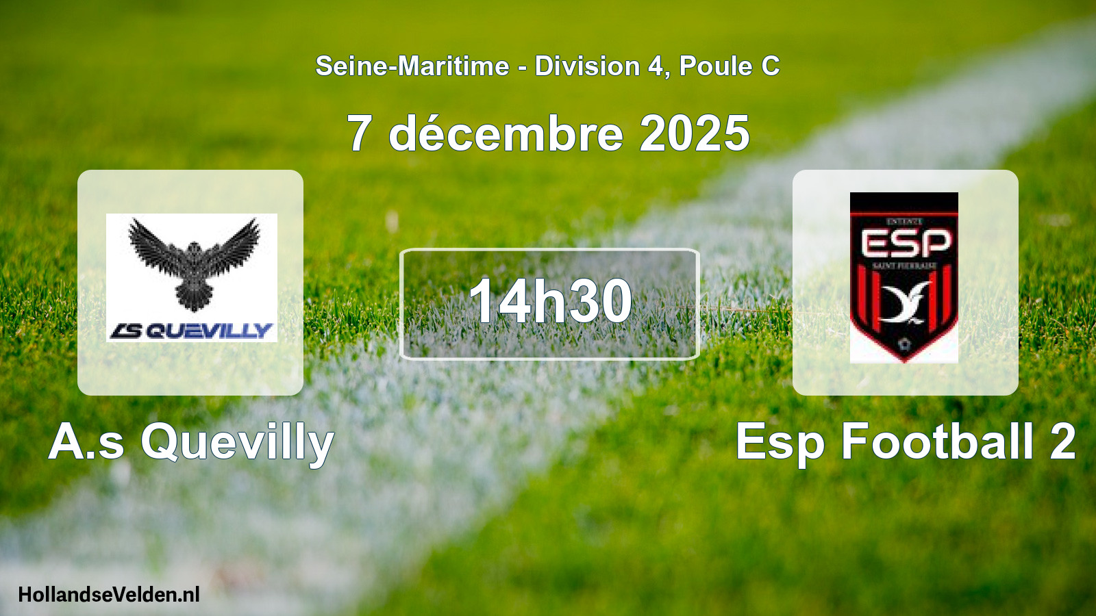 Geplande wedstrijd: A.s Quevilly - Esp Football 2 (7 december 2025)