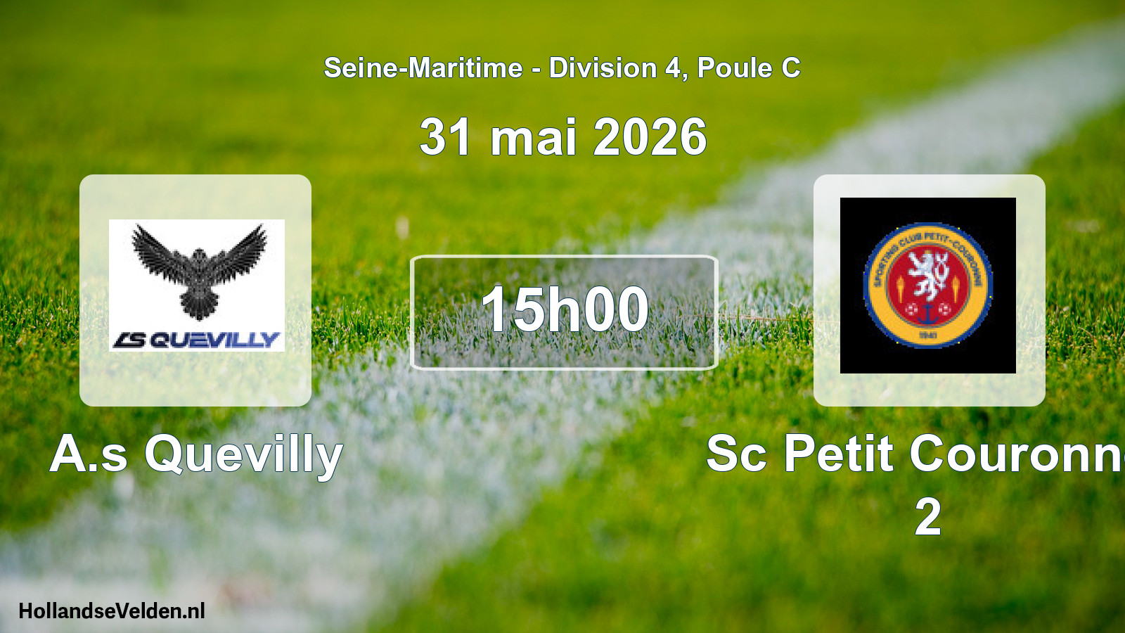 Scheduled Match: A.s Quevilly - Sc Petit Couronne 2 (31 May 2026)