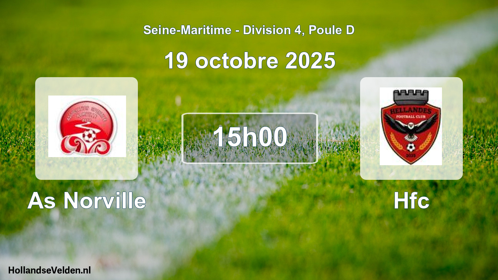Geplande wedstrijd: As Norville - Hfc (19 octobre 2025)