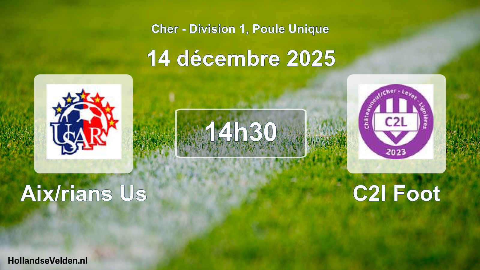 Geplande wedstrijd: Aix/rians Us - C2l Foot (14 décembre 2025)