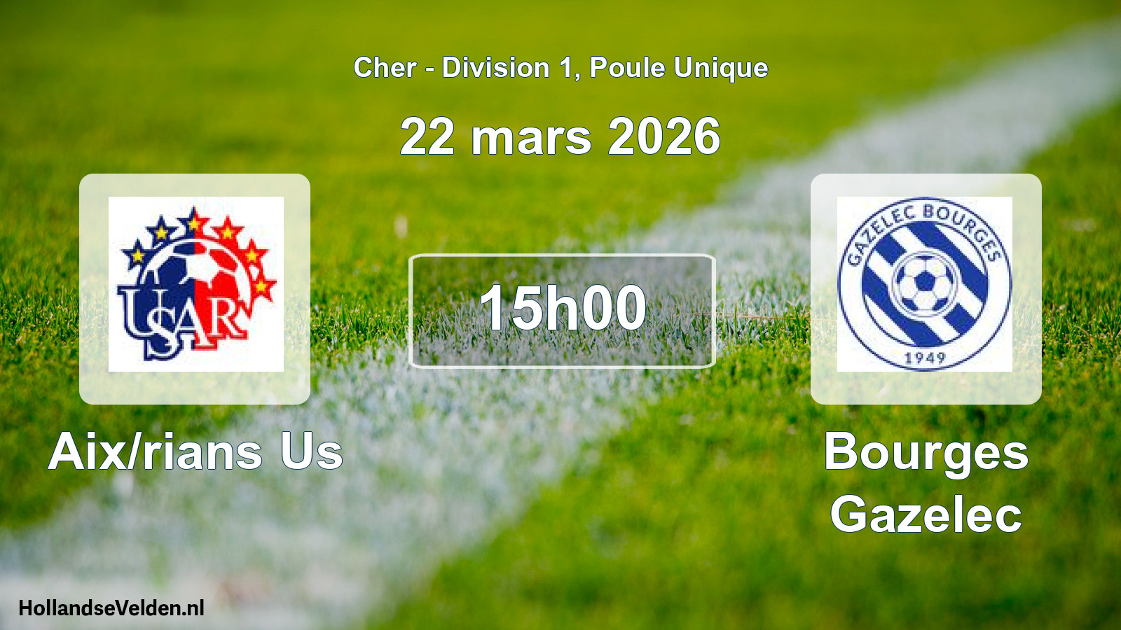 Geplande wedstrijd: Aix/rians Us - Bourges Gazelec (22 mars 2026)