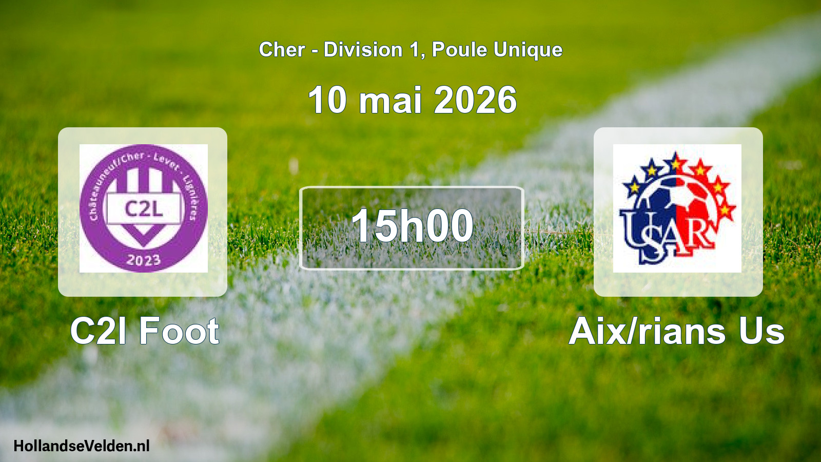 Scheduled Match: C2l Foot - Aix/rians Us (10 May 2026)