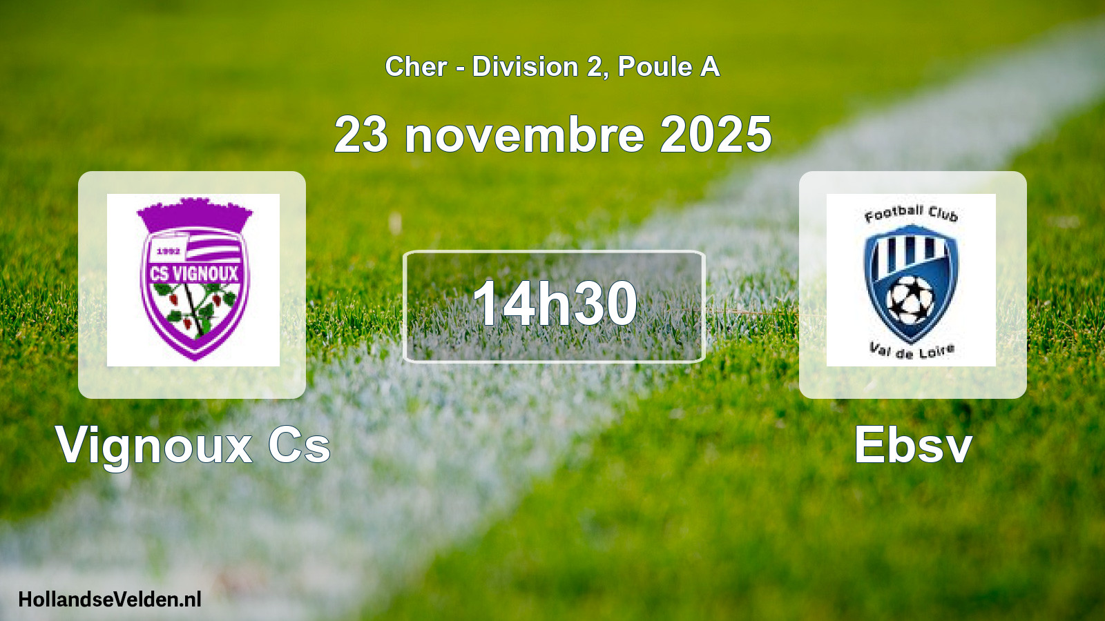 Scheduled Match: Vignoux Cs - Ebsv (23 November 2025)