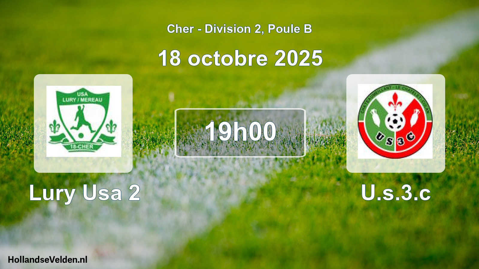 Scheduled Match: Lury Usa 2 - U.s.3.c (18 October 2025)