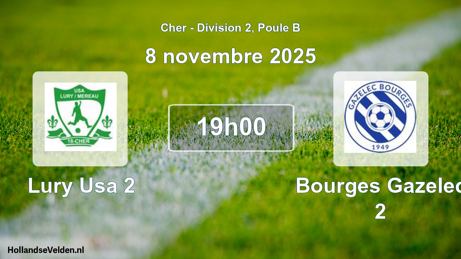 Scheduled Match: Lury Usa 2 - Bourges Gazelec 2 (8 November 2025)