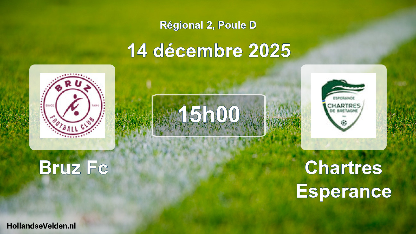 Geplande wedstrijd: Bruz Fc - Chartres Esperance (14 december 2025)