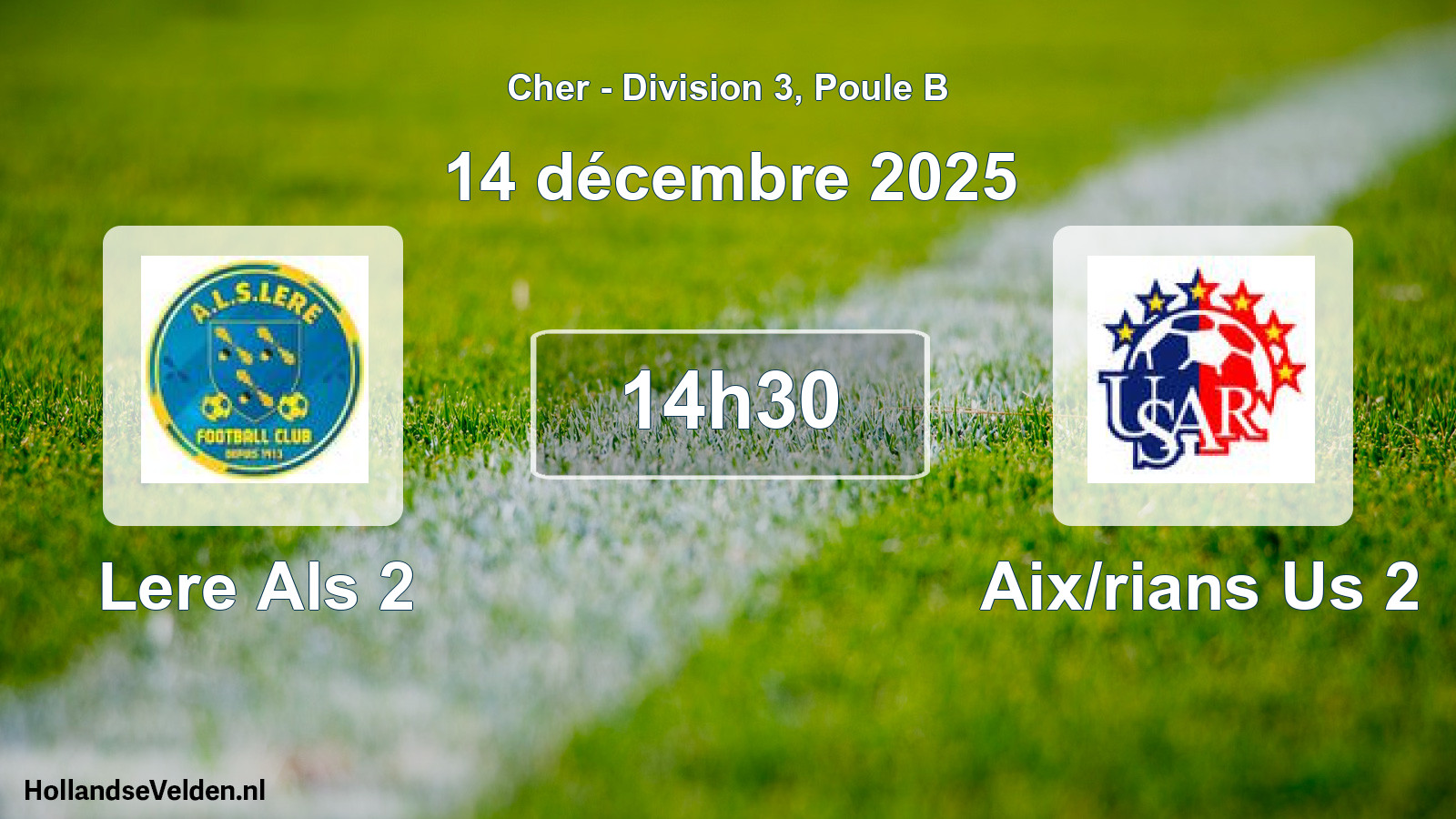 Scheduled Match: Lere Als 2 - Aix/rians Us 2 (14 December 2025)