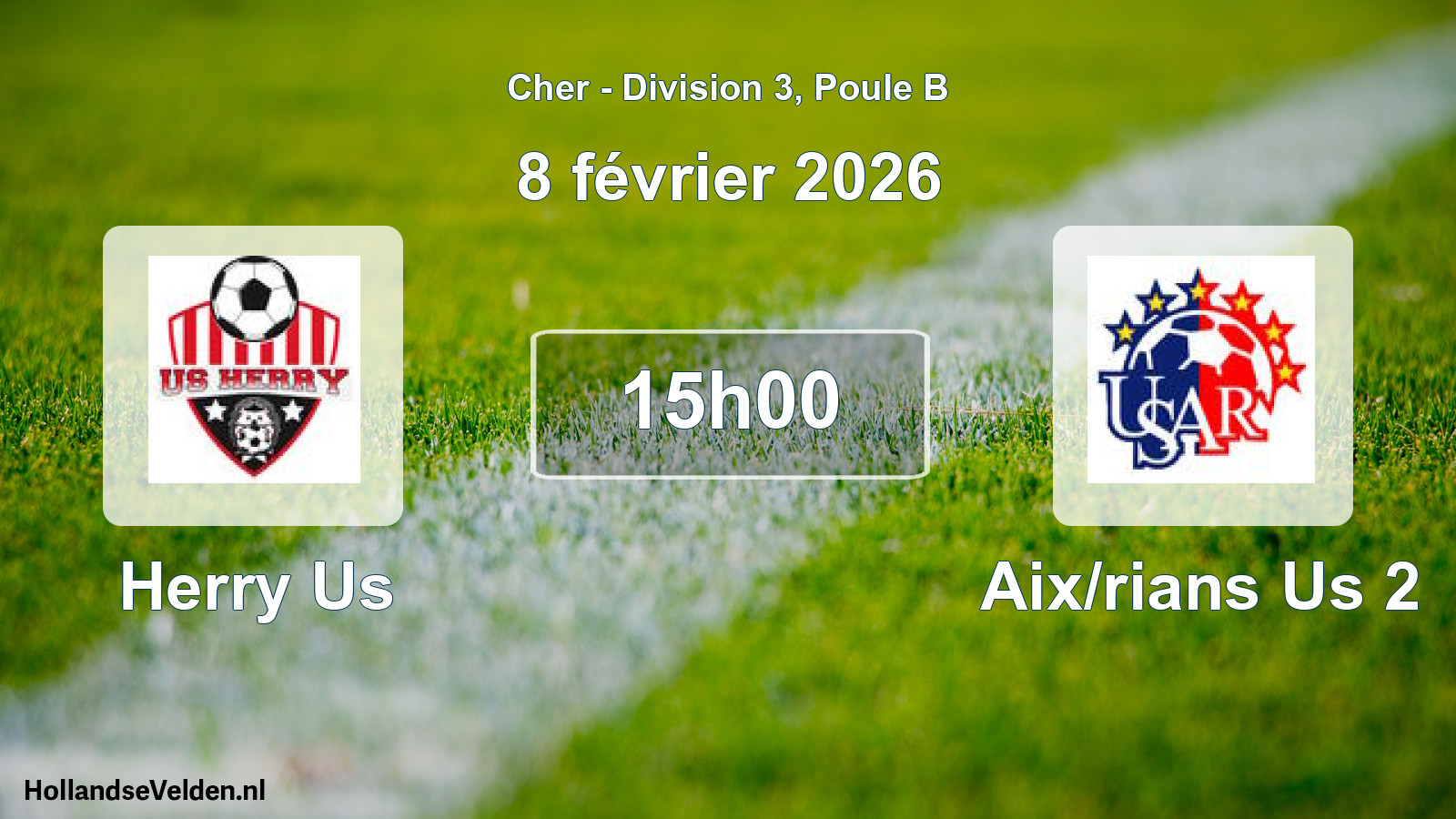Geplande wedstrijd: Herry Us - Aix/rians Us 2 (8 février 2026)