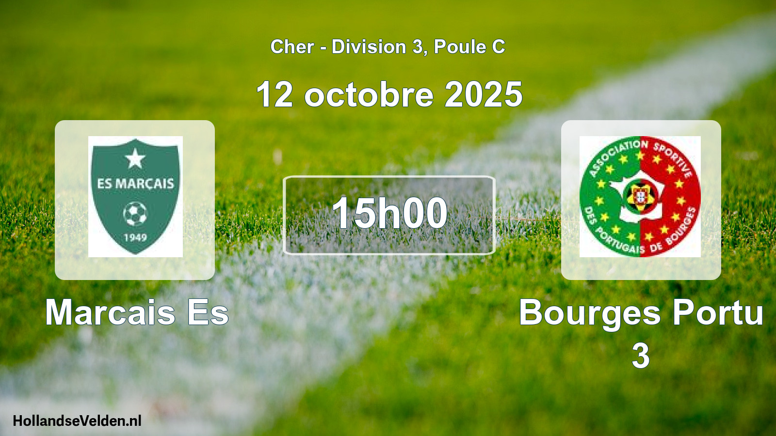Scheduled Match: Marcais Es - Bourges Portu 3 (12 October 2025)
