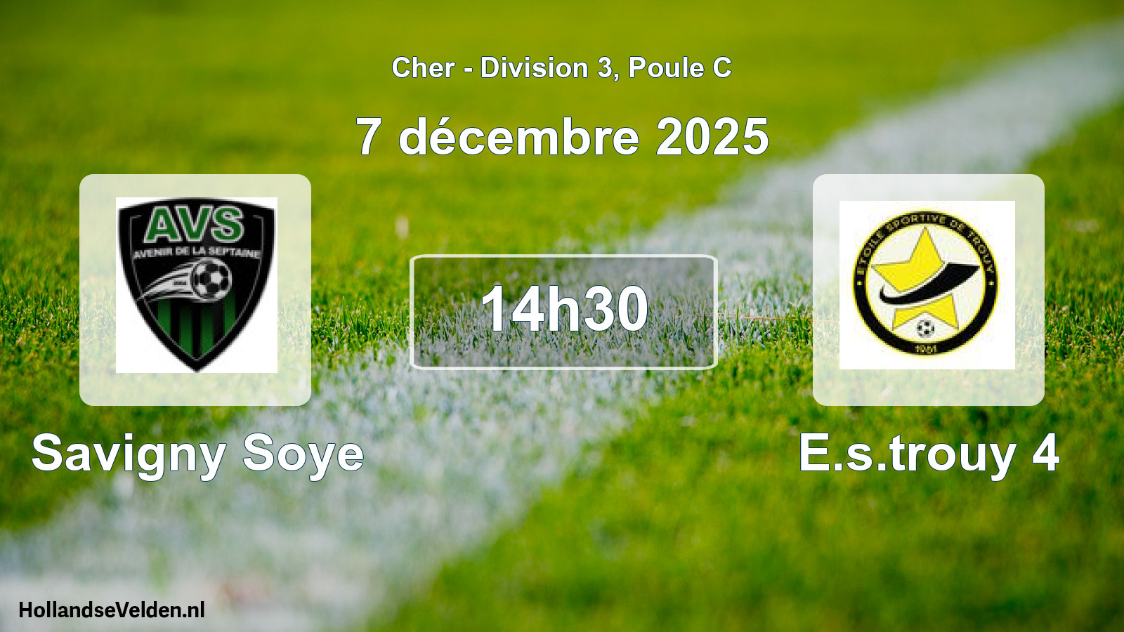 Scheduled Match: Savigny Soye - E.s.trouy 4 (7 December 2025)