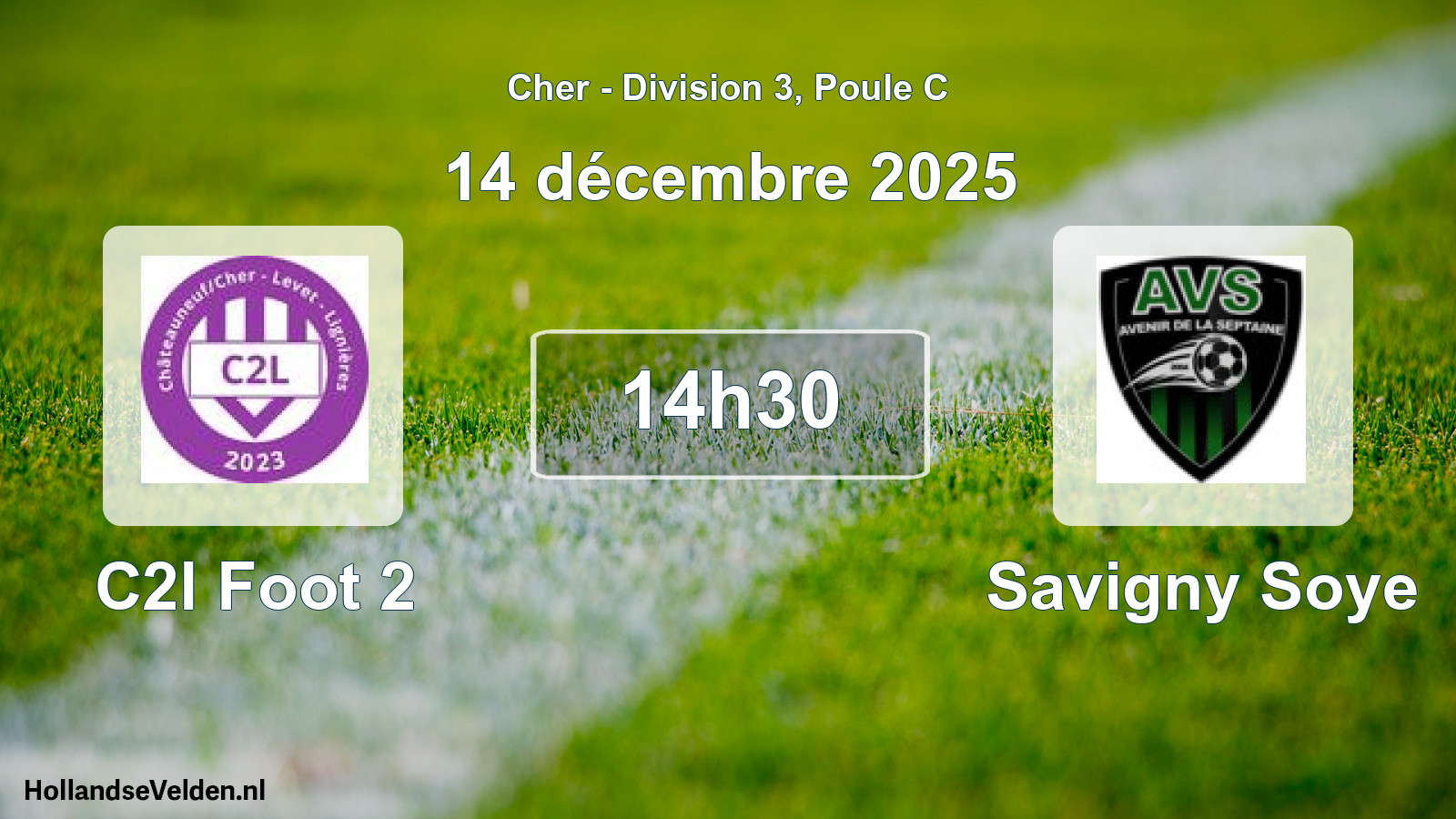 Scheduled Match: C2l Foot 2 - Savigny Soye (14 December 2025)