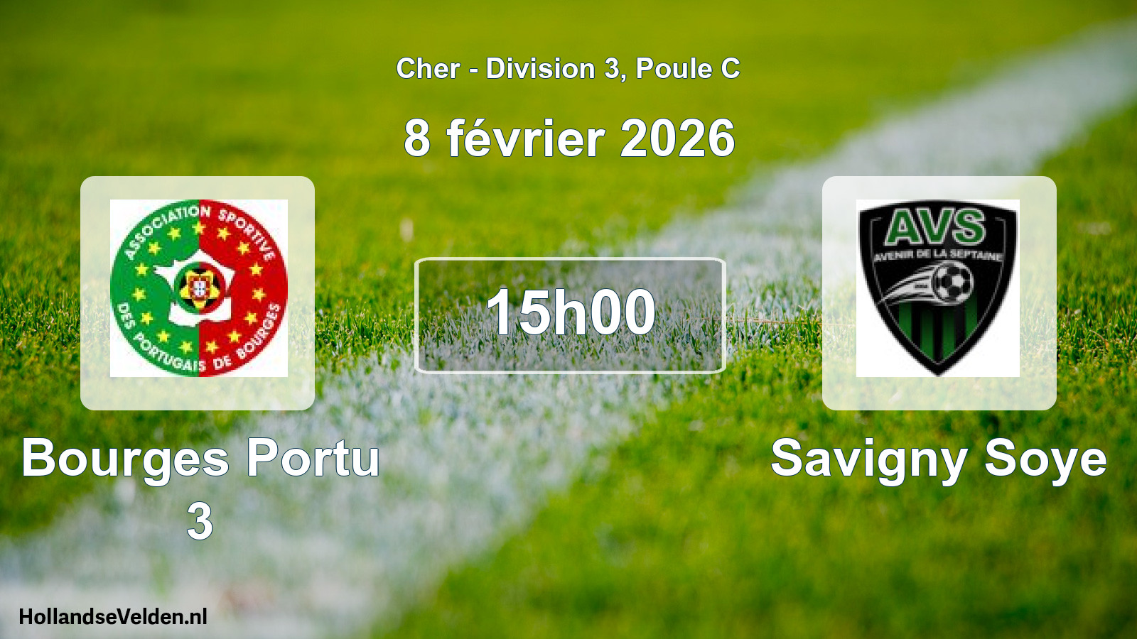 Scheduled Match: Bourges Portu 3 - Savigny Soye (8 February 2026)