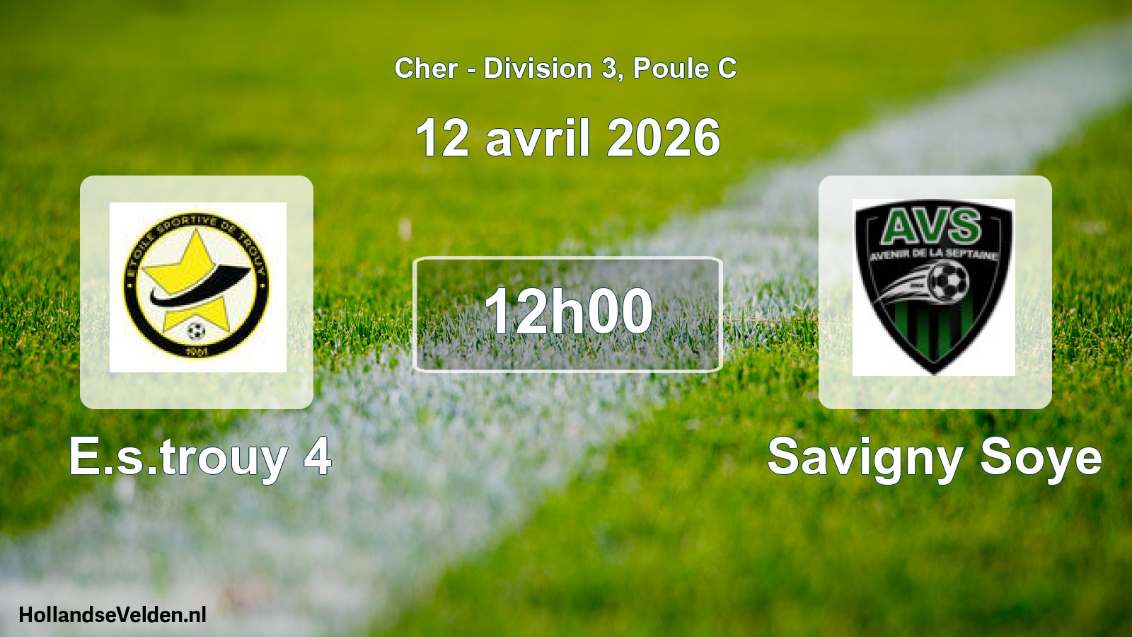 Scheduled Match: E.s.trouy 4 - Savigny Soye (12 April 2026)