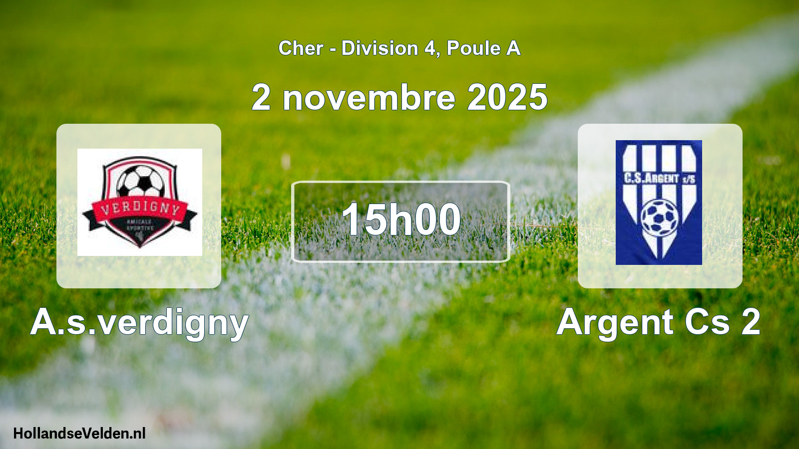 Scheduled Match: A.s.verdigny - Argent Cs 2 (2 November 2025)