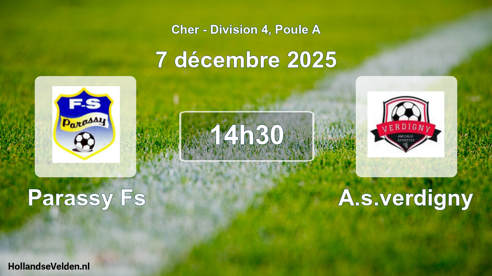 Geplande wedstrijd: Parassy Fs - A.s.verdigny (7 december 2025)