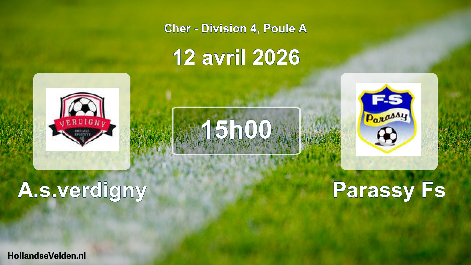 Scheduled Match: A.s.verdigny - Parassy Fs (12 April 2026)