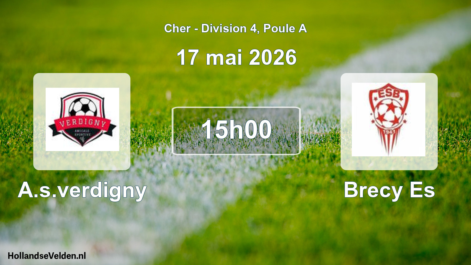 Scheduled Match: A.s.verdigny - Brecy Es (17 May 2026)