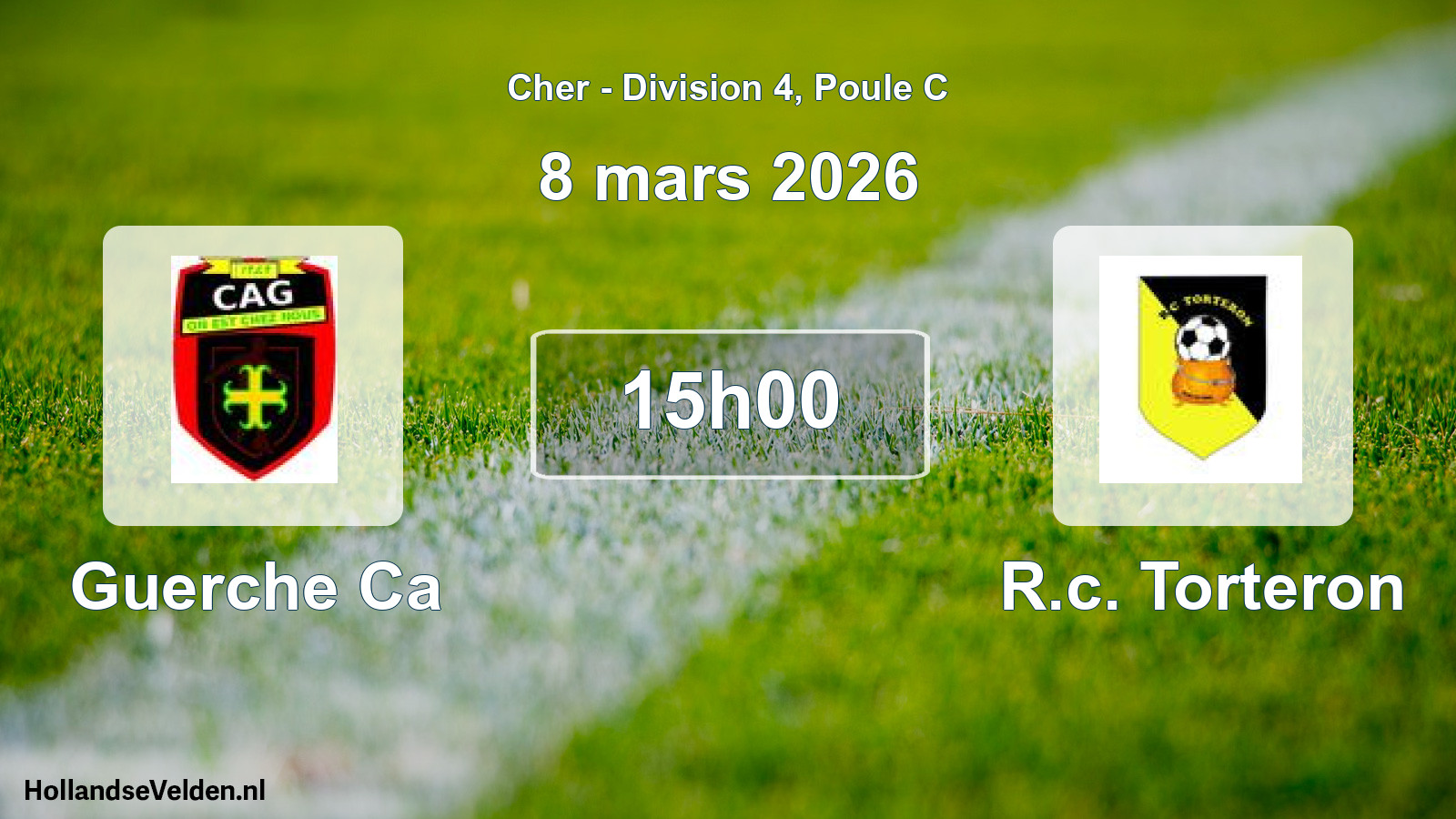 Scheduled Match: Guerche Ca - R.c. Torteron (8 March 2026)