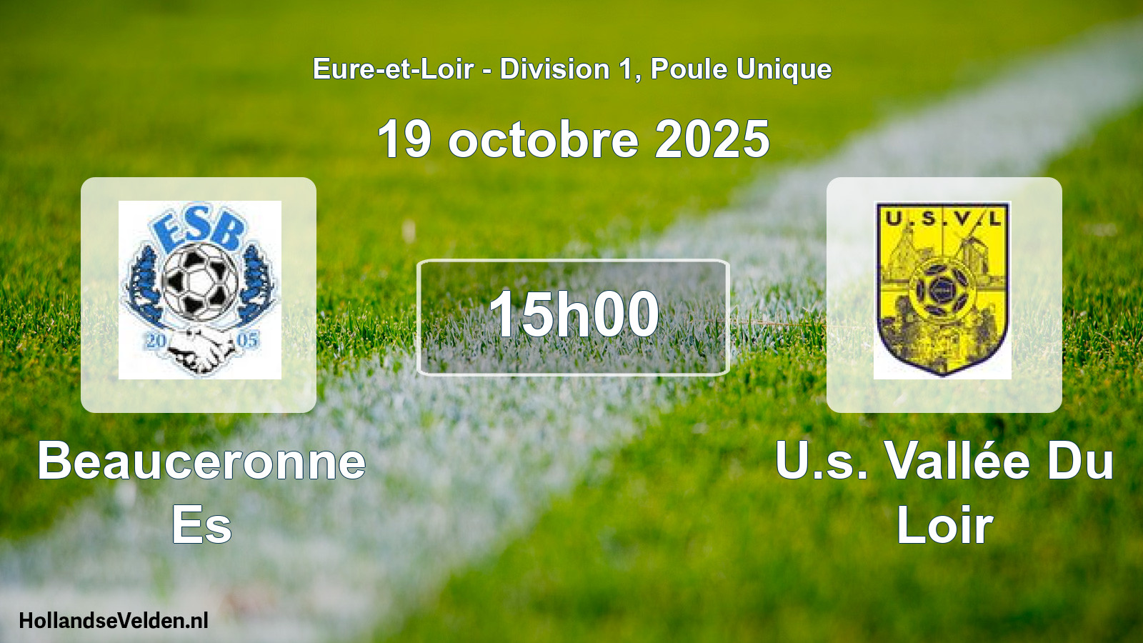 Scheduled Match: Beauceronne Es - U.s. Vallée Du Loir (19 October 2025)