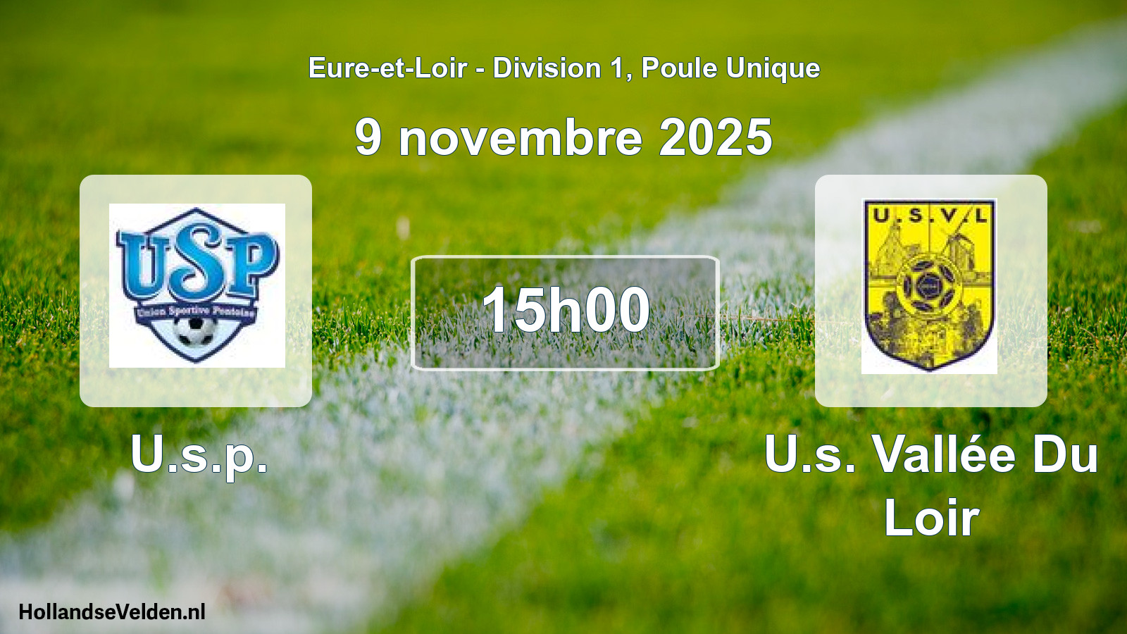 Geplande wedstrijd: U.s.p. - U.s. Vallée Du Loir (9 november 2025)