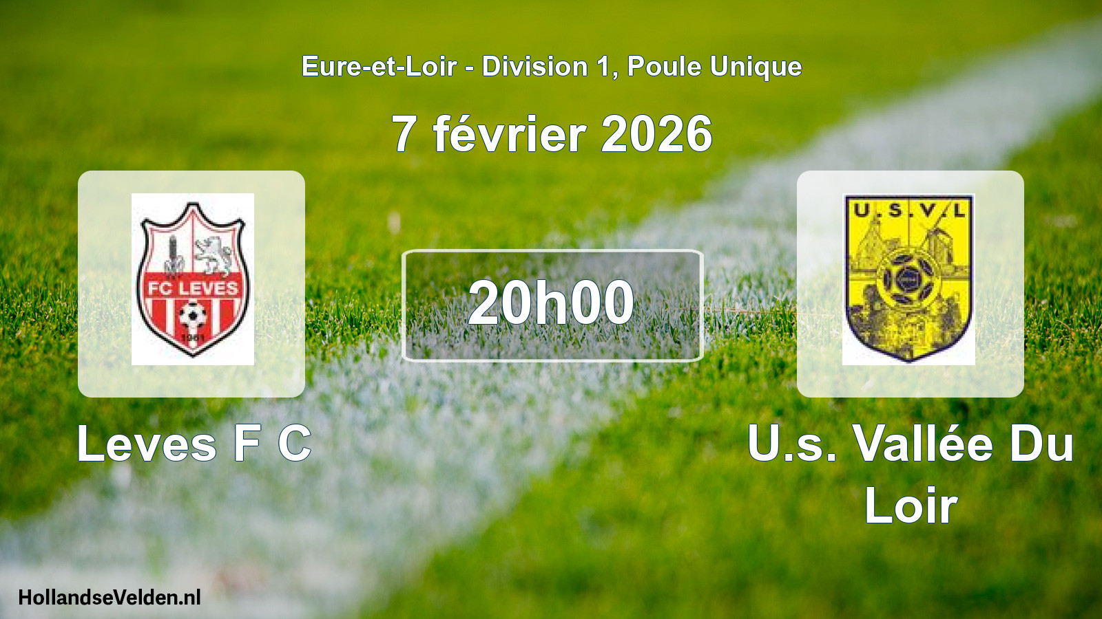 Geplande wedstrijd: Leves F C - U.s. Vallée Du Loir (7 februari 2026)