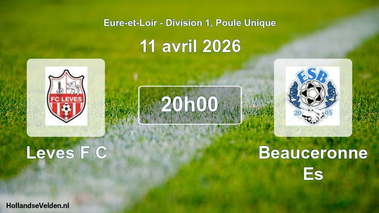 Scheduled Match: Leves F C - Beauceronne Es (11 April 2026)