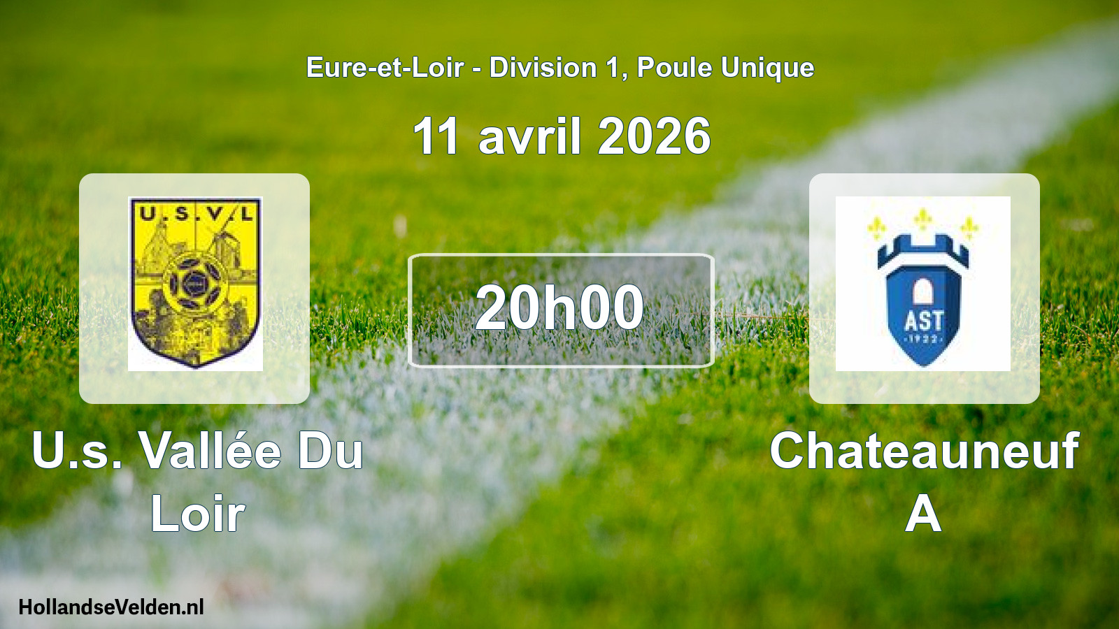 Scheduled Match: U.s. Vallée Du Loir - Chateauneuf A (11 April 2026)