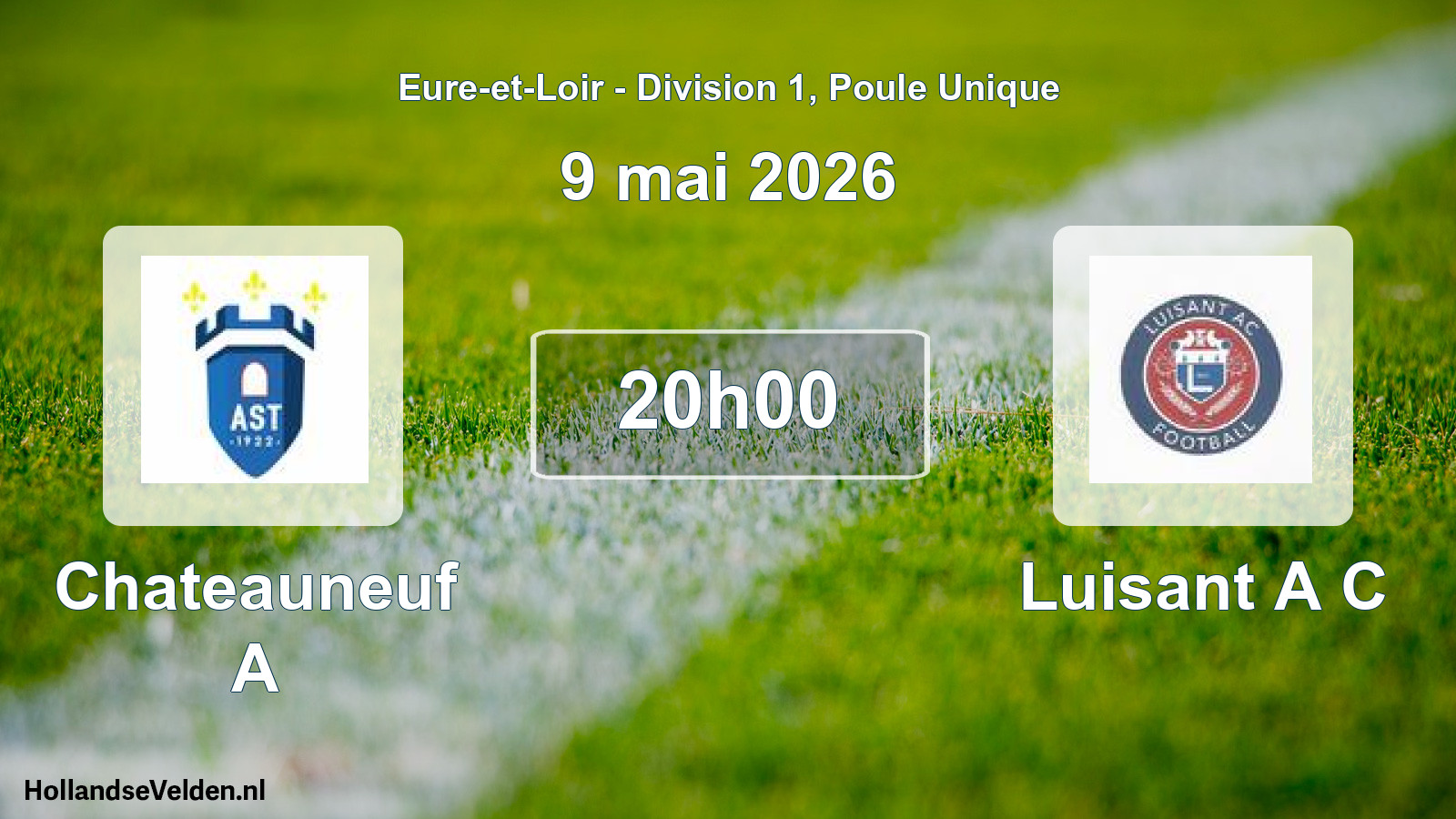 Geplande wedstrijd: Chateauneuf A - Luisant A C (9 mai 2026)