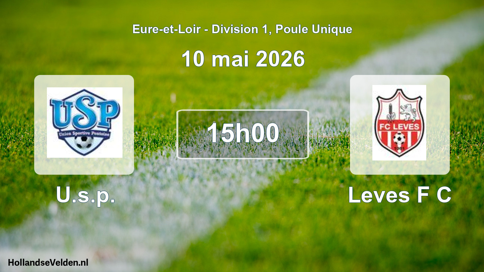 Geplande wedstrijd: U.s.p. - Leves F C (10 mai 2026)