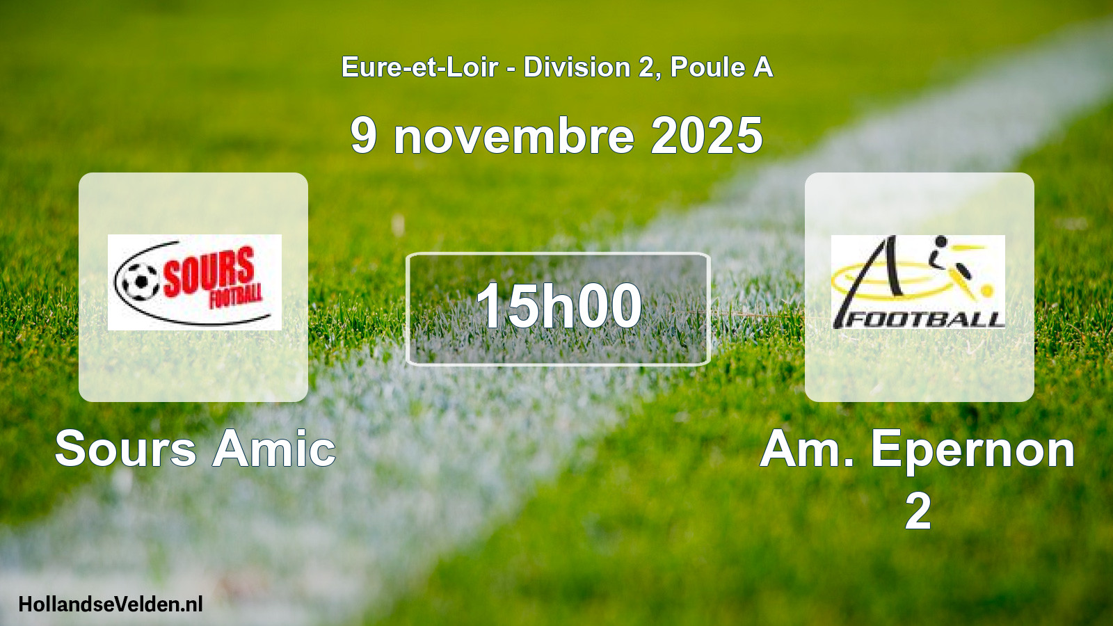Geplande wedstrijd: Sours Amic - Am. Epernon 2 (9 novembre 2025)