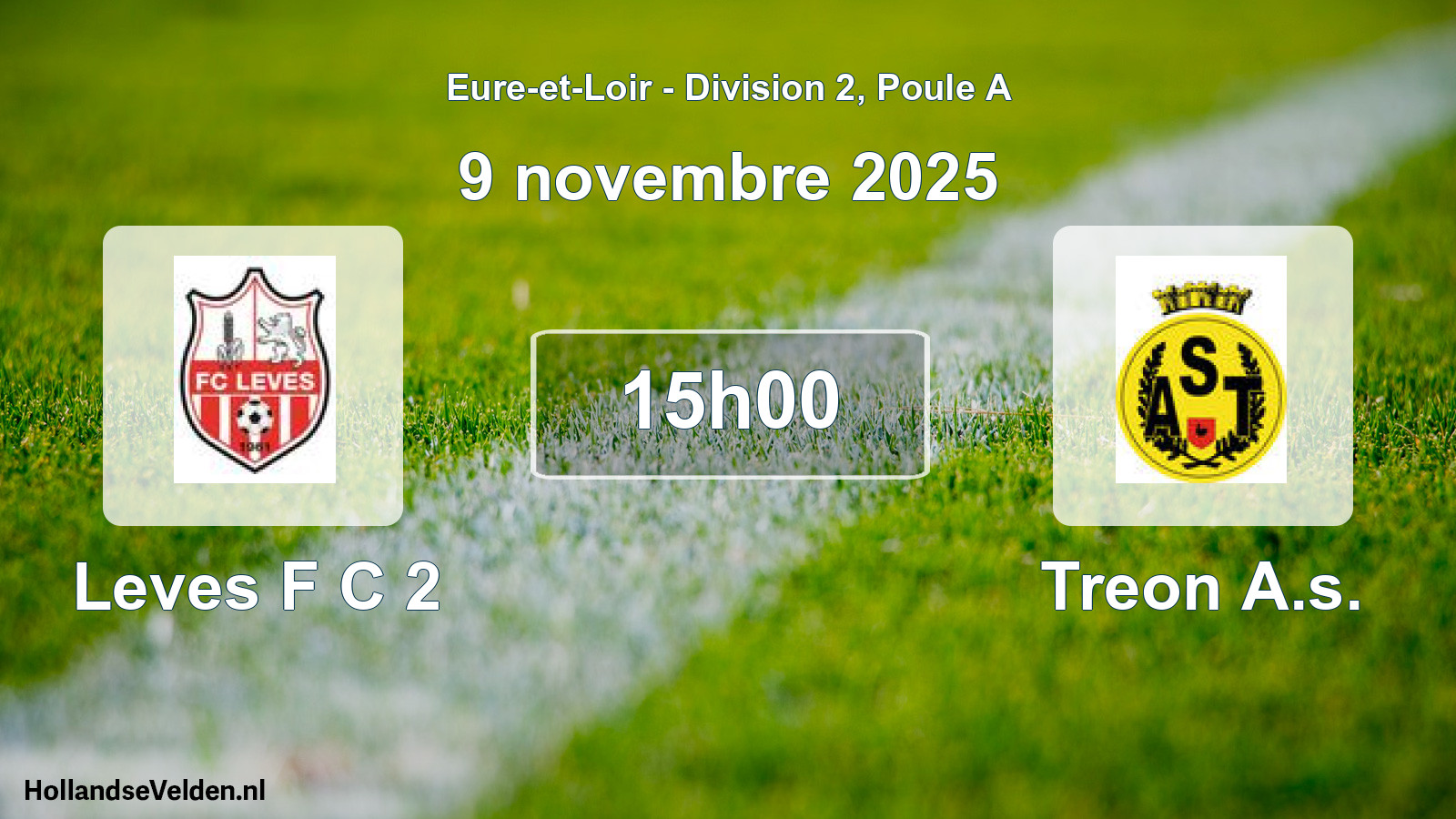 Geplande wedstrijd: Leves F C 2 - Treon A.s. (9 novembre 2025)