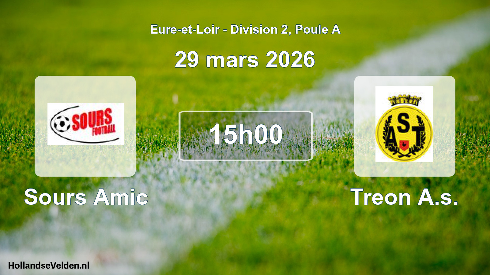 Scheduled Match: Sours Amic - Treon A.s. (29 March 2026)