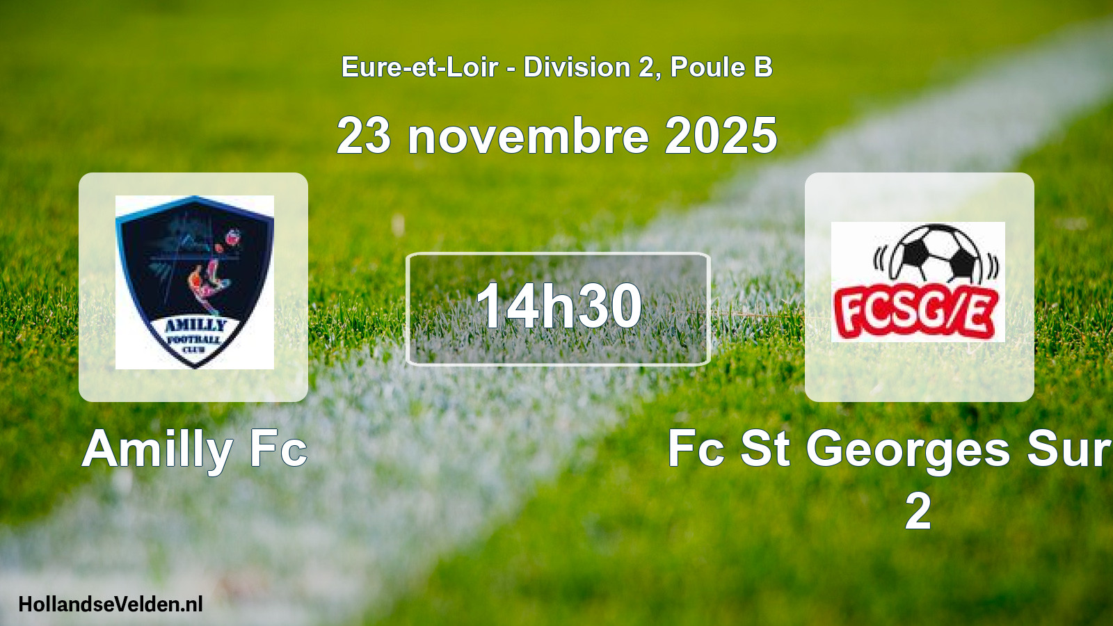 Scheduled Match: Amilly Fc - Fc St Georges Sur E. 2 (23 November 2025)