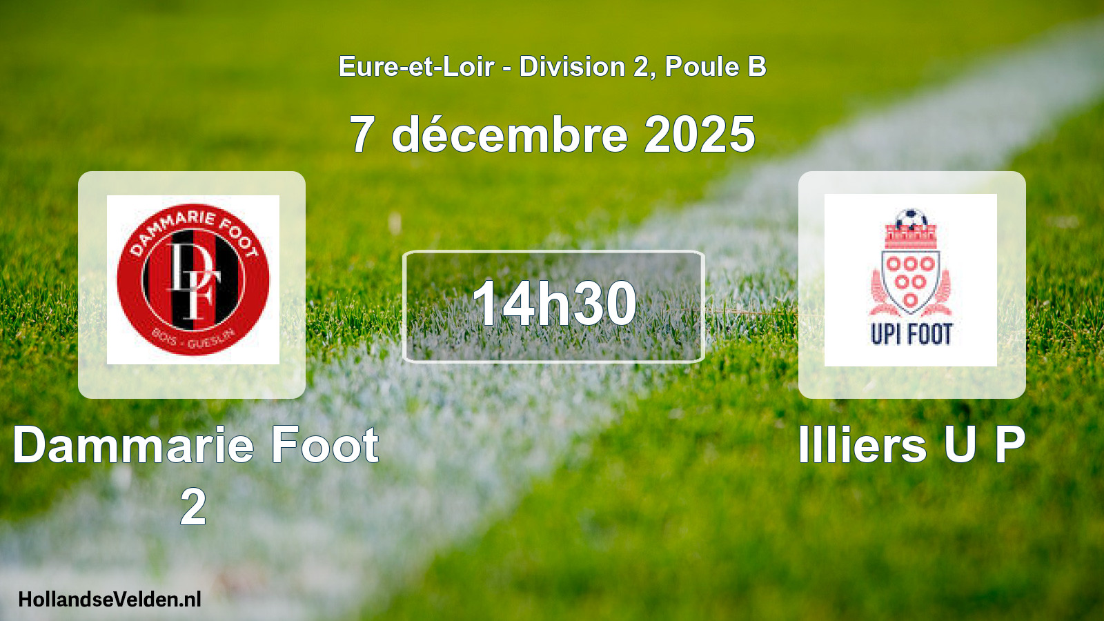Scheduled Match: Dammarie Foot 2 - Illiers U P (7 December 2025)