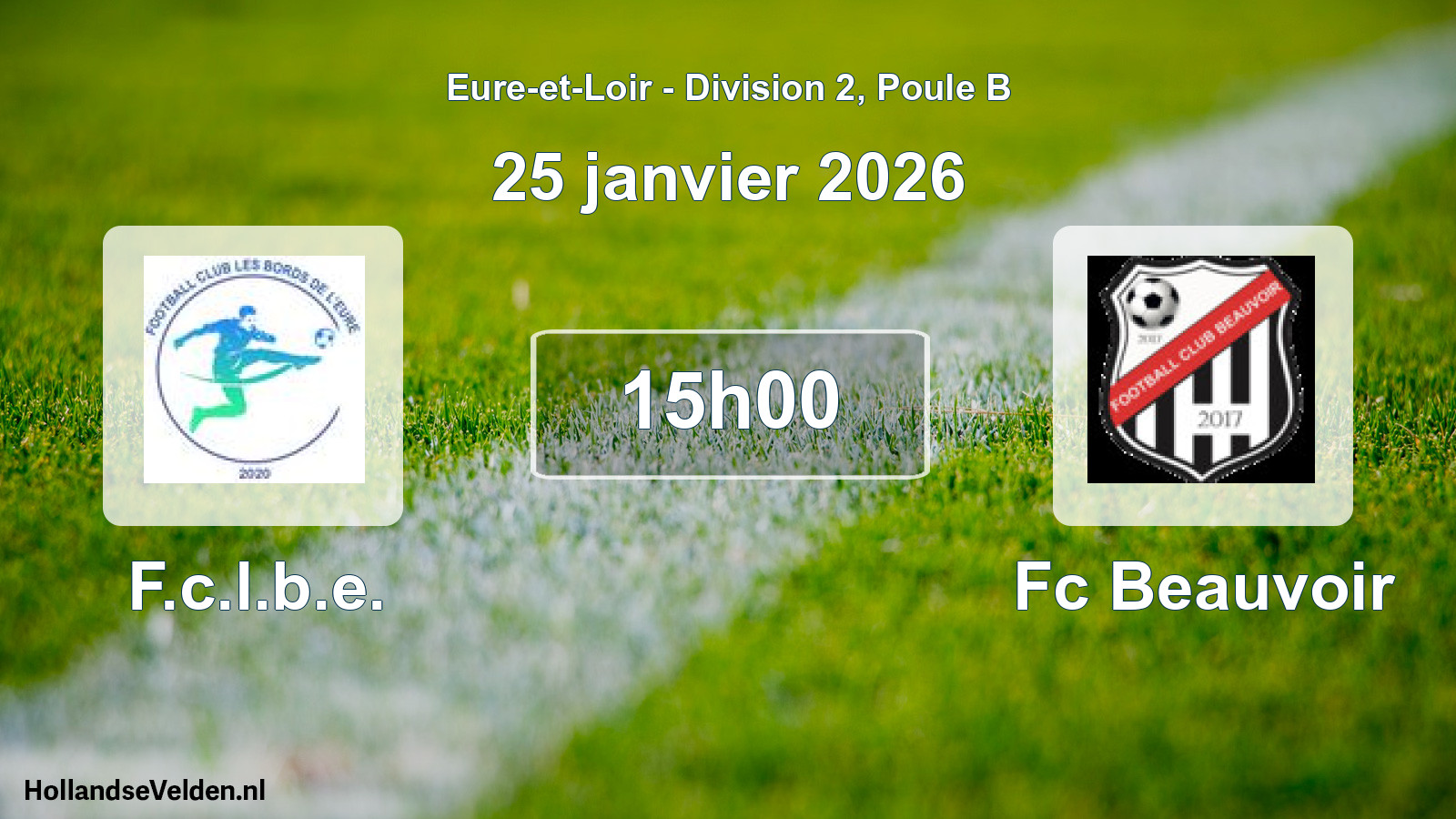 Scheduled Match: F.c.l.b.e. - Fc Beauvoir (25 January 2026)