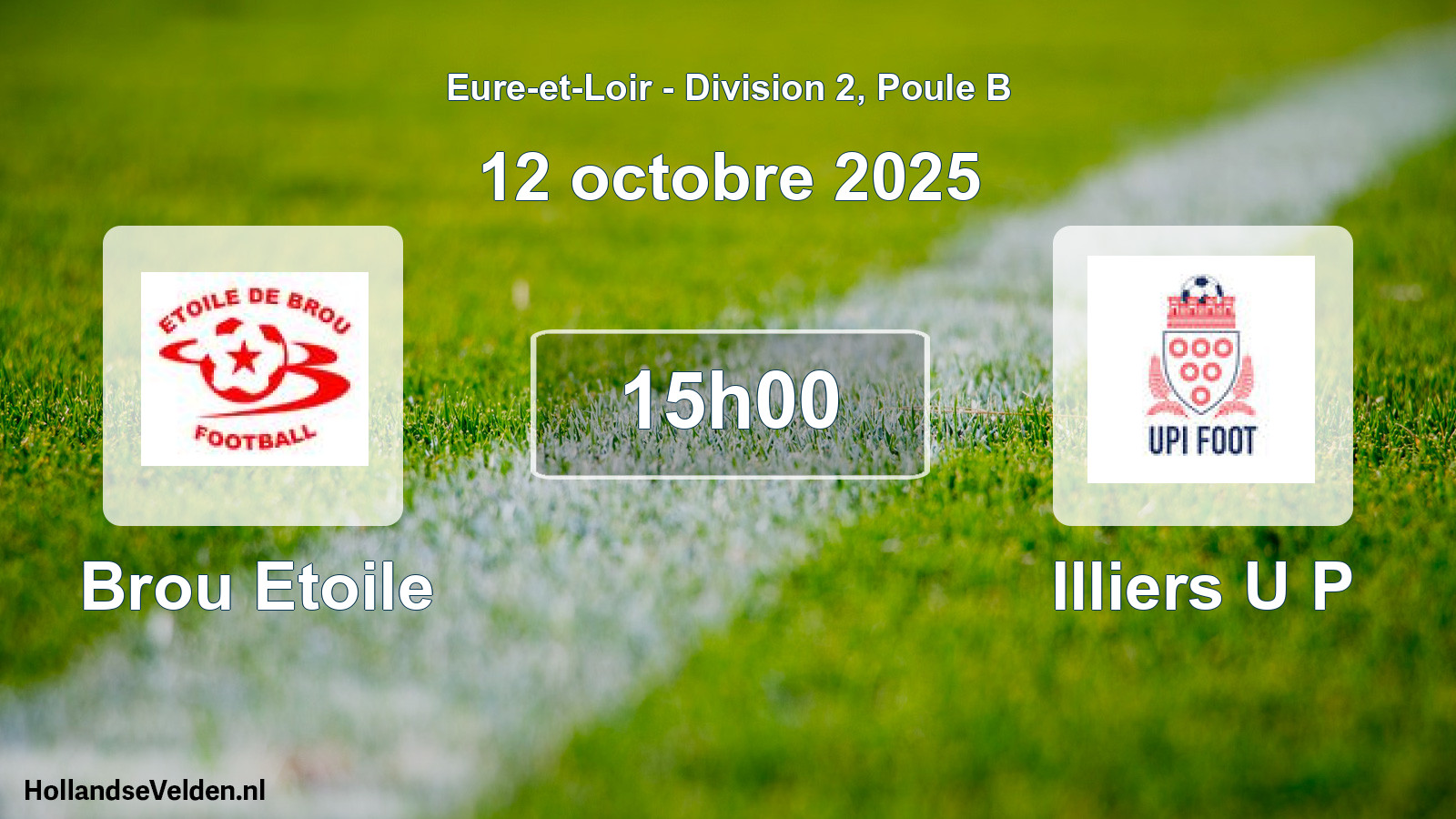 Geplande wedstrijd: Brou Etoile - Illiers U P (25 janvier 2026)