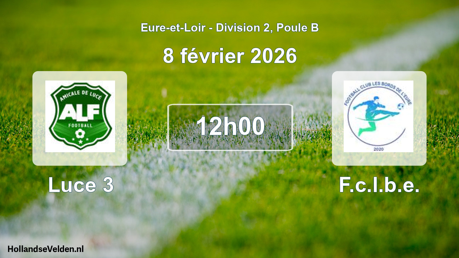 Scheduled Match: Luce 3 - F.c.l.b.e. (8 February 2026)