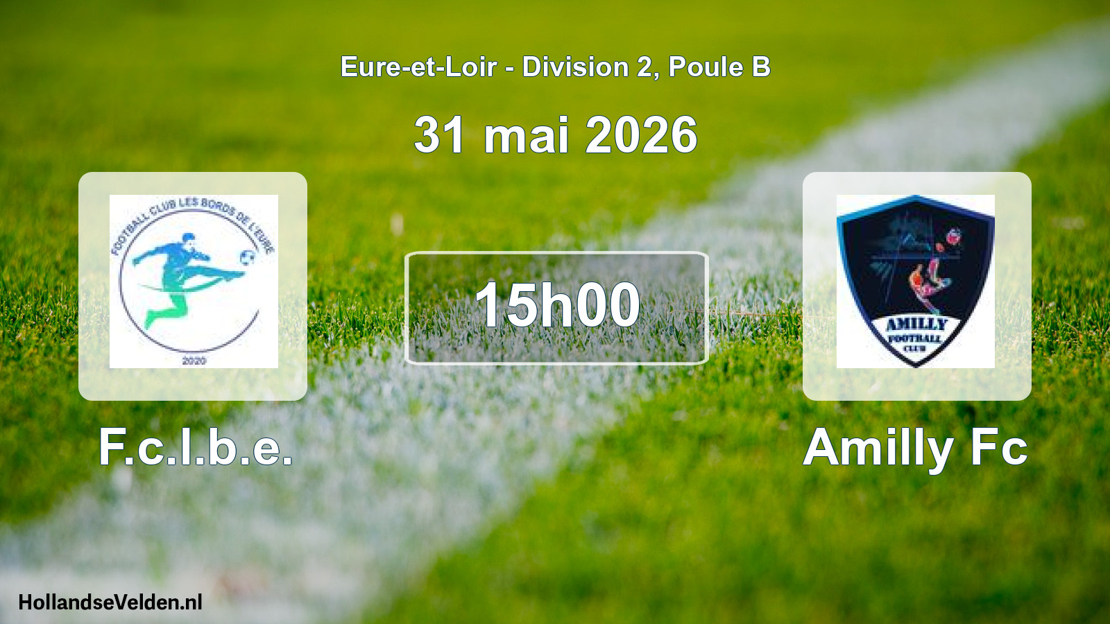 Geplande wedstrijd: F.c.l.b.e. - Amilly Fc (31 mei 2026)