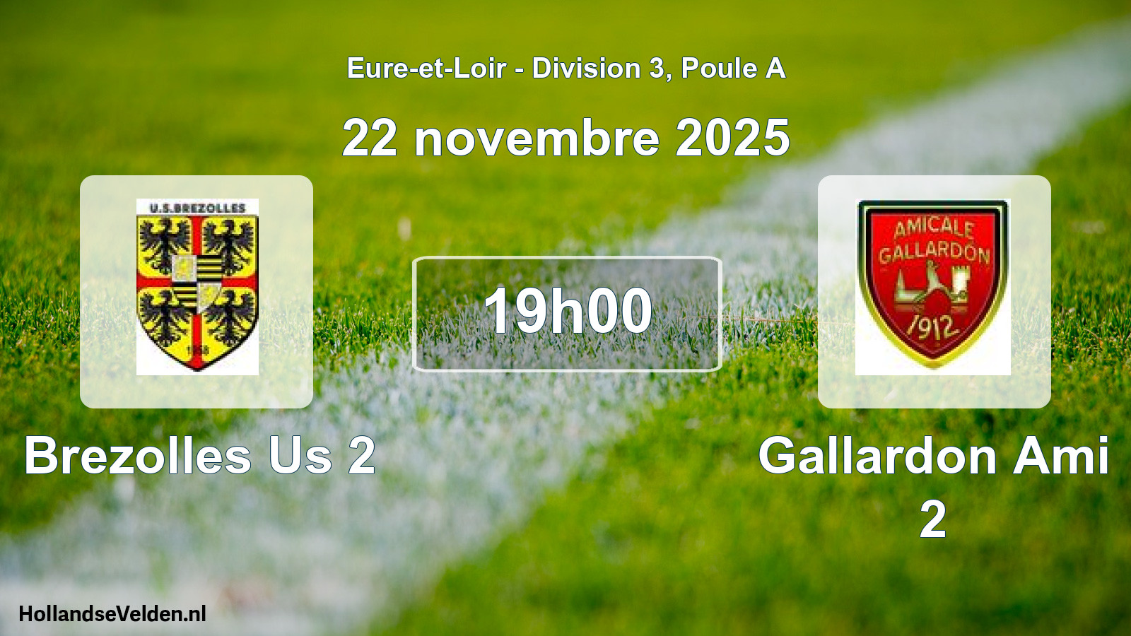 Scheduled Match: Brezolles Us 2 - Gallardon Ami 2 (22 November 2025)