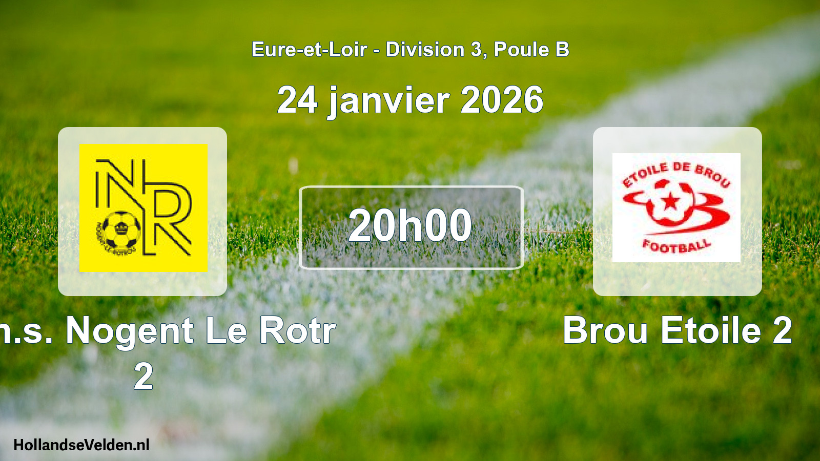 Scheduled Match: Am.s. Nogent Le Rotr 2 - Brou Etoile 2 (24 January 2026)